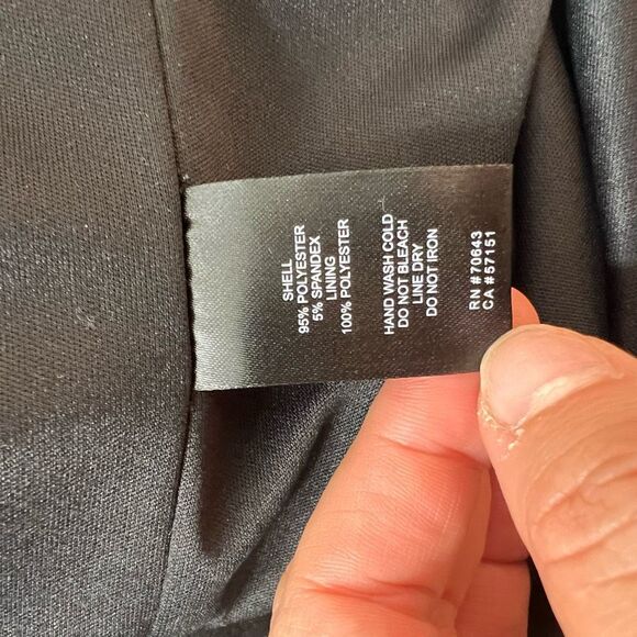 Jessica Howard NWT 3/4 sleeve black and white print sheath dress size 14p - Picture 5 of 7